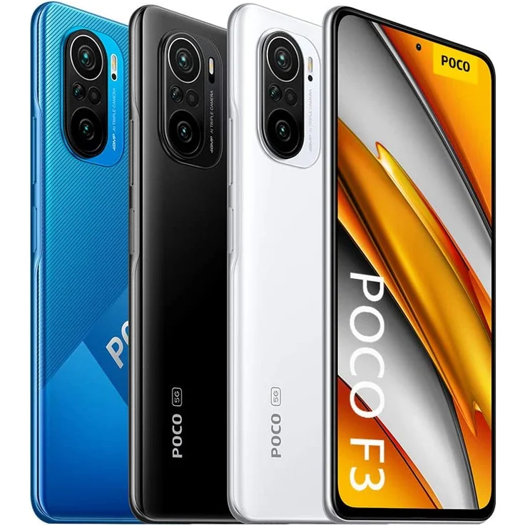 Xiaomi Poco F3 5G Smartphone 16,9cm Pixel (6,65 Zoll) AMOLED-Display, 128GB interner Speicher, 6GB RAM, Dual-SIM, Android 11, Deep Ocean Blue – Bild 4