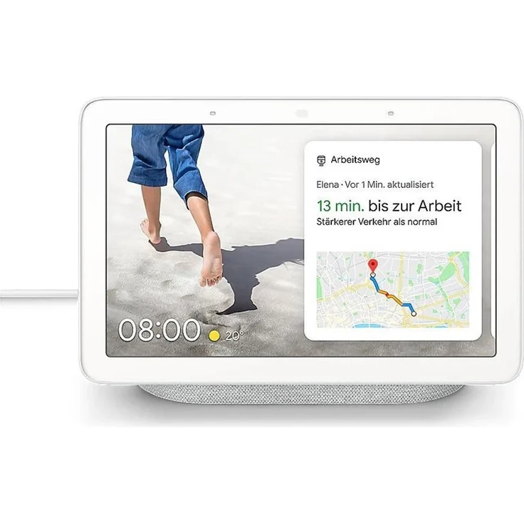 Google Nest Hub Sprachassistent Kreide – Bild 2