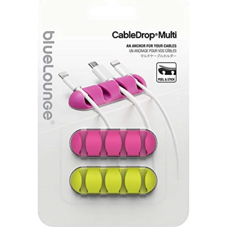 BlueLounge CDMU-BR CableDrop Multi Kabelführungssystem bunt