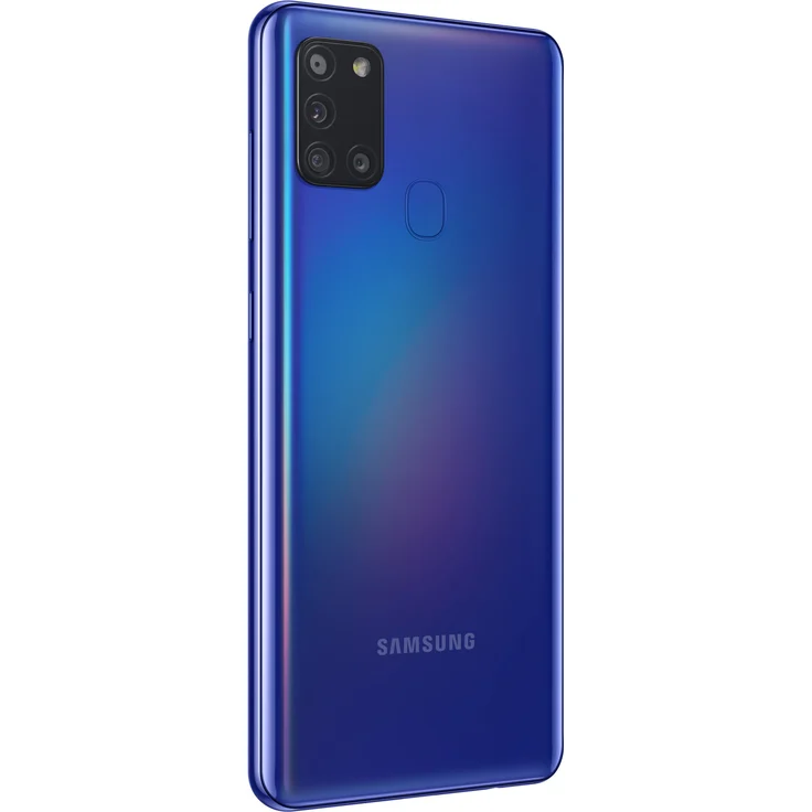 Samsung Galaxy A21s Smartphone 16,51cm (6,5 Zoll) AMOLED-Display, 32GB interner Speicher, 3GB RAM, Dual-SIM, Android, Blue – Bild 2