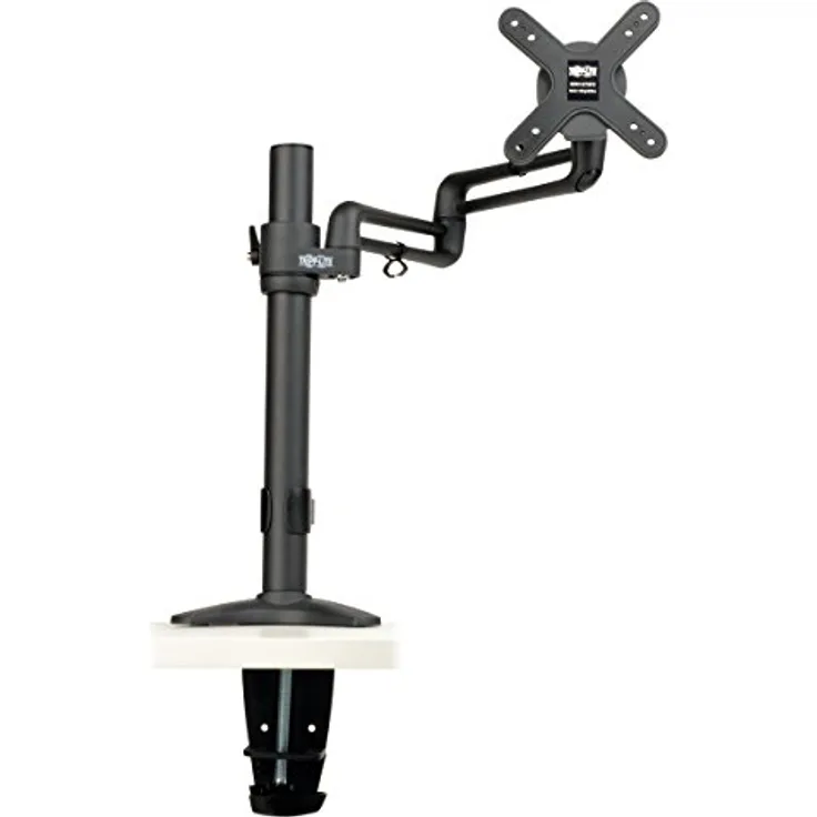 Tripp Lite Full Motion Flex Arm Desk Clamp for 13  ZollTo 27 Zoll Monitors – Flat Panel Desk Mounts (9.98 kg, 33 cm (13  Zoll), 68.6 cm (27), 75 x 75 mm, 100 x 100 mm, Clamp)