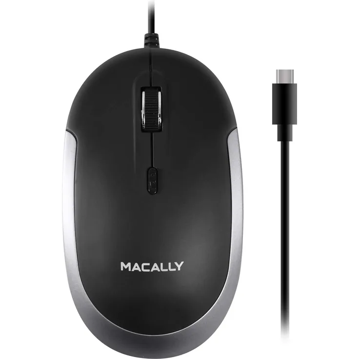 May DYNAMOUSE-B Optische USB-Maus mit 2 Tasten grau - Space Gray