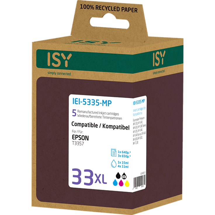 ISY IEI-5335-MP Tintenpatrone Mehrfarbig