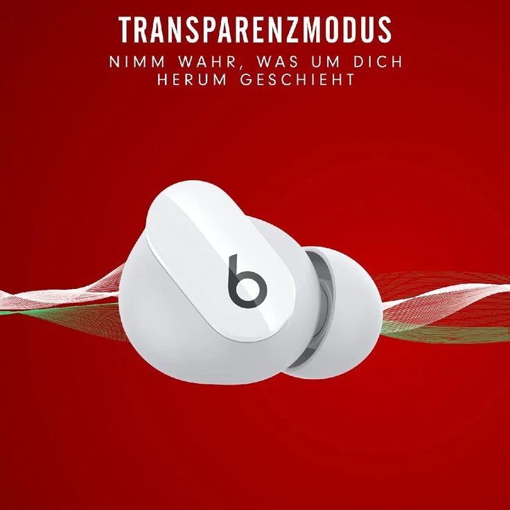 Beats By Dre Studio Buds In-Ear-Kopfhörer, True-Wireless, IPX4, weiß – Bild 7