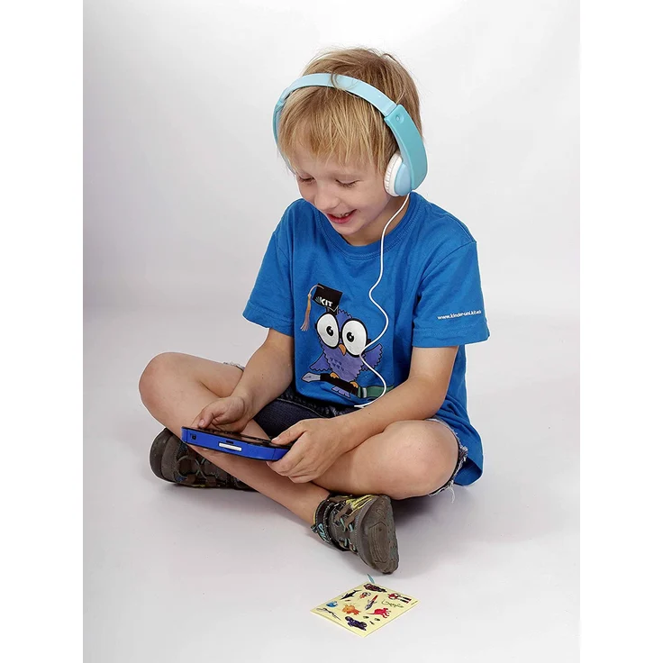 JVC HA-KD7-Z-E On-Ear-Kopfhörer, geeignet für Kinder, blau – Bild 3