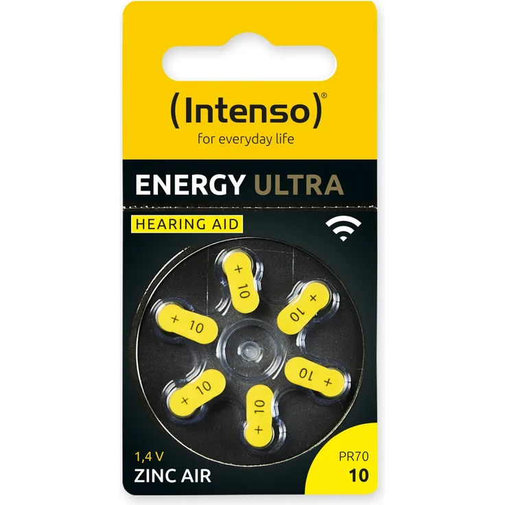 Intenso Energy Ultra Hörgeräte Batterie PR 70-10 6er Blister