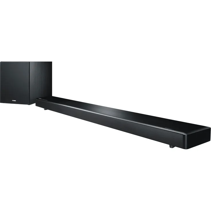 Yamaha YSP-2700 7.1-Soundbar mit Subwoofer, kabellos/kabelgebunden, geeignet für TV, schwarz (2016)