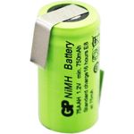 Akku 2-3AA NiMH-Akku mit Lötfahne Z-Form 650mAh