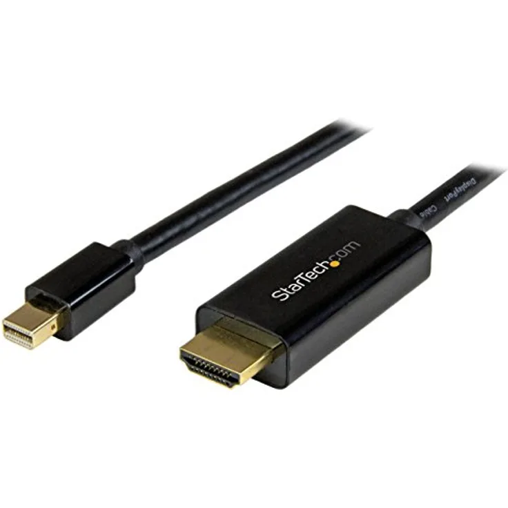 StarTech.com 1m Mini DisplayPort auf HDMI Konverterkabel, mDP zu HDMI Adapter mit Kabel Ultra HD 4K