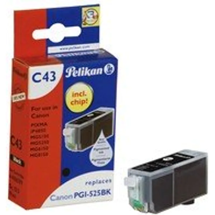 Pelikan C43 Druckerpatrone (ersetzt Canon PGI-525PGBK) schwarz