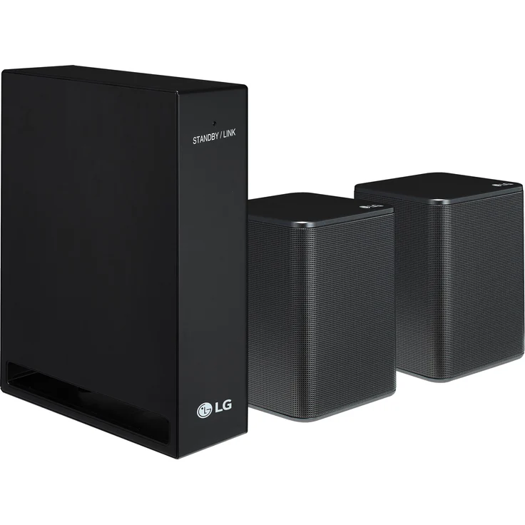 LG SPK8-S Surround Rücklautsprecher Set 2.0 (140W für SK10Y und SK9Y) schwarz – Bild 3