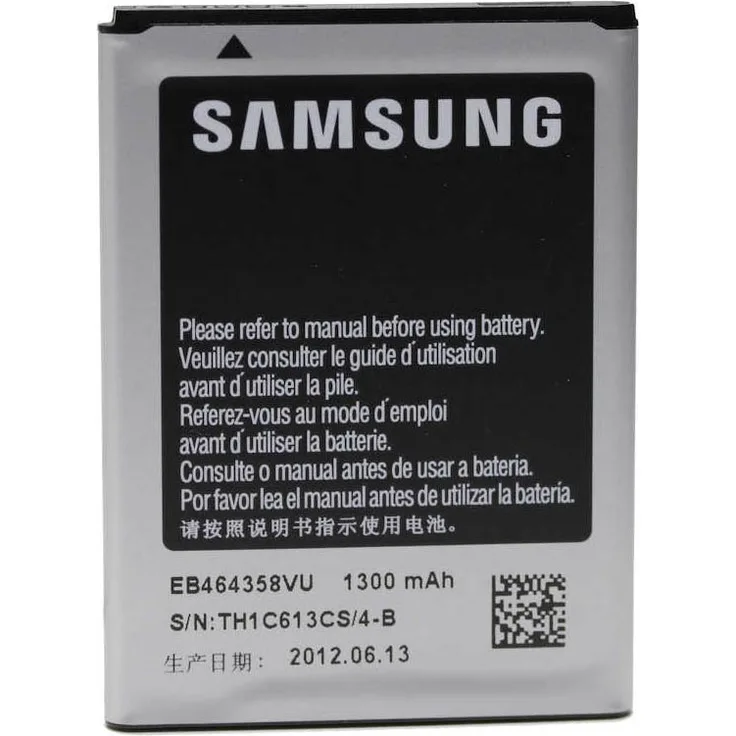 Samsung EB464358VUCSTD Akku (1300mAh) für Samsung Galaxy Mini S6102, S6500, S6802, S7500