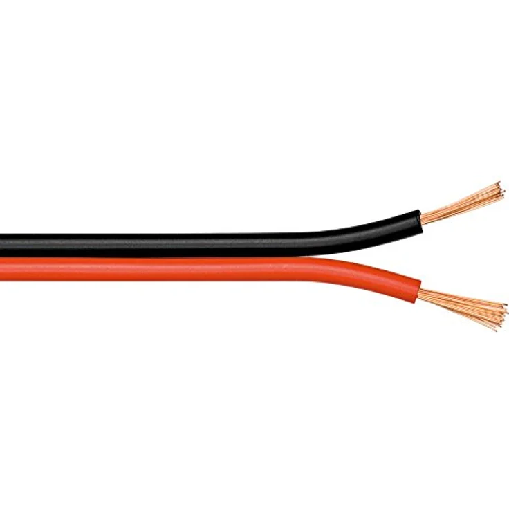 Wentronic goobay - Bulk-Lautsprecherkabel - 1,5 mm² - 50,0m - Rot/Schwarz (67734) – Bild 1