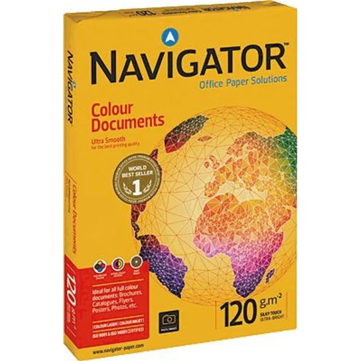 Navigator Colour Documents-COP120CA DIN A4 weiß 120 g-qm Inh.250 – Bild 1