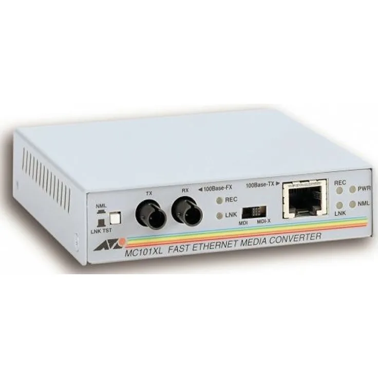 Allied Media Converter 100BaseTX to 100BaseFX ST Multimode