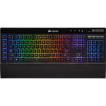 Corsair K57 RGB Wireless Gaming Tastatur (Dynamische RGB Hintergrundbeleuchtung, Leise, 1ms Slipstream Wireless Technologie, QWERTZ) schwarz