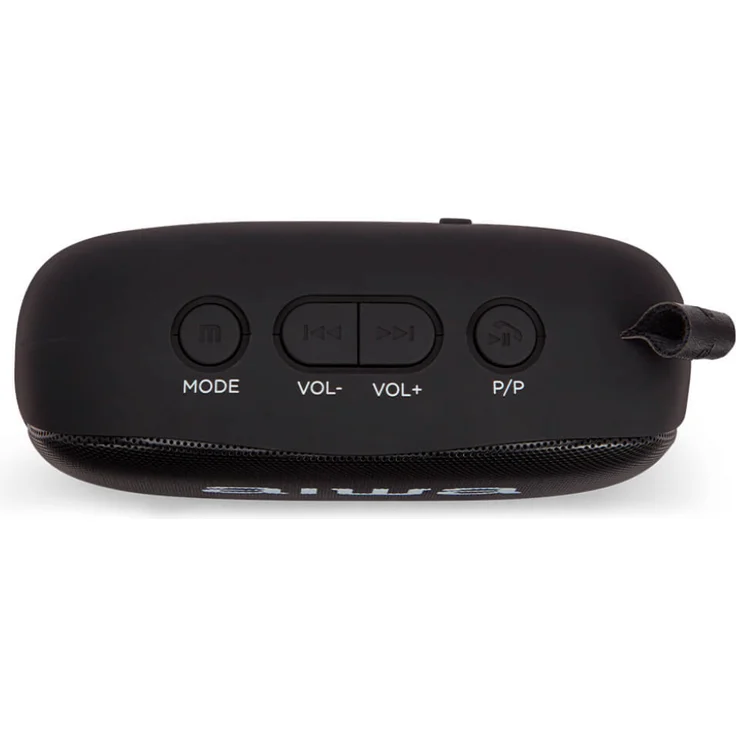 Aiwa BS-110BK Mini Bluetooth Lautsprecher mit Karabiner 10W HyperBass Musik Box – Bild 3