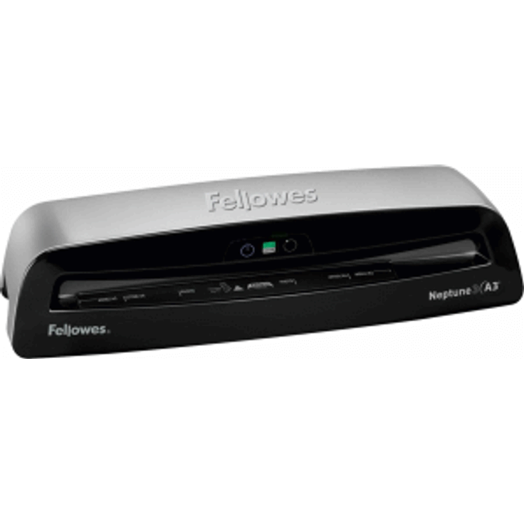 Fellowes Neptune 3 A3 Büro-Laminiergerät für 80-175 Micron Folien, 60 Sek. Aufwärmzeit, automatisches staufreies Laminieren, inkl. 10 Folien