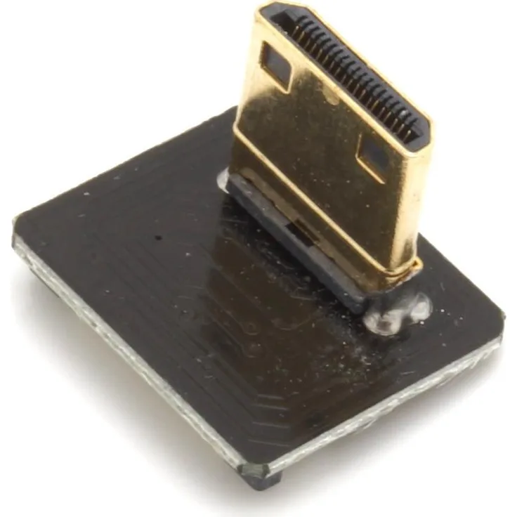 Sertronics Mini HDMI Typ C Stecker, rechts gewinkelt, für DIY HDMI Kabel (125050)
