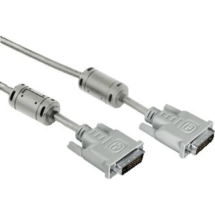 Hama - DVI-Kabel - DVI-D (M) - DVI-D (M) - 1,8m - Grau (00045077)