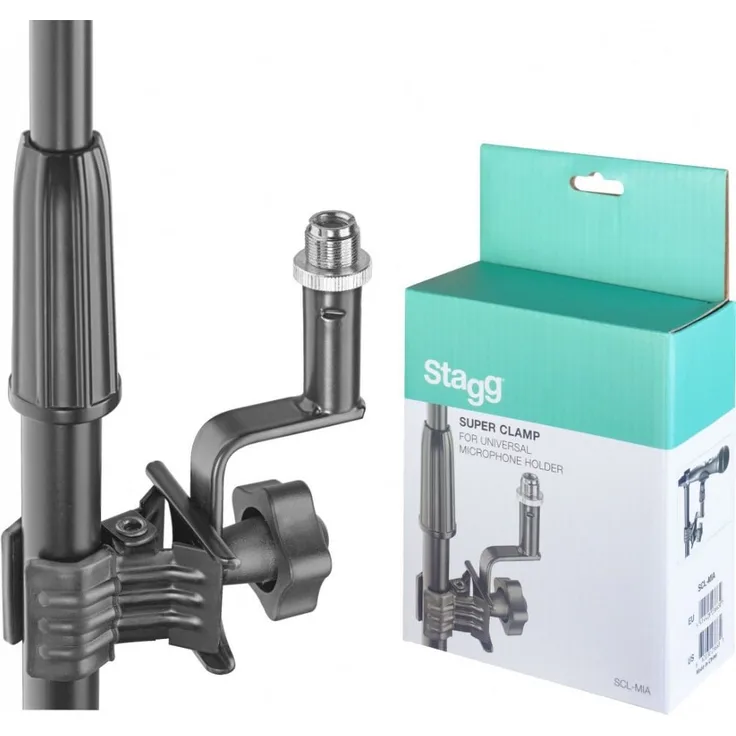 Stagg scl-mia Universal Mikrofon Halter mit Klemme