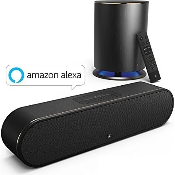 Hama SIRIUM3800ABT 2.1 Soundbar mit Subwoofer, kabellos/kabelgebunden, geeignet für TV, schwarz (2017) – Bild 9