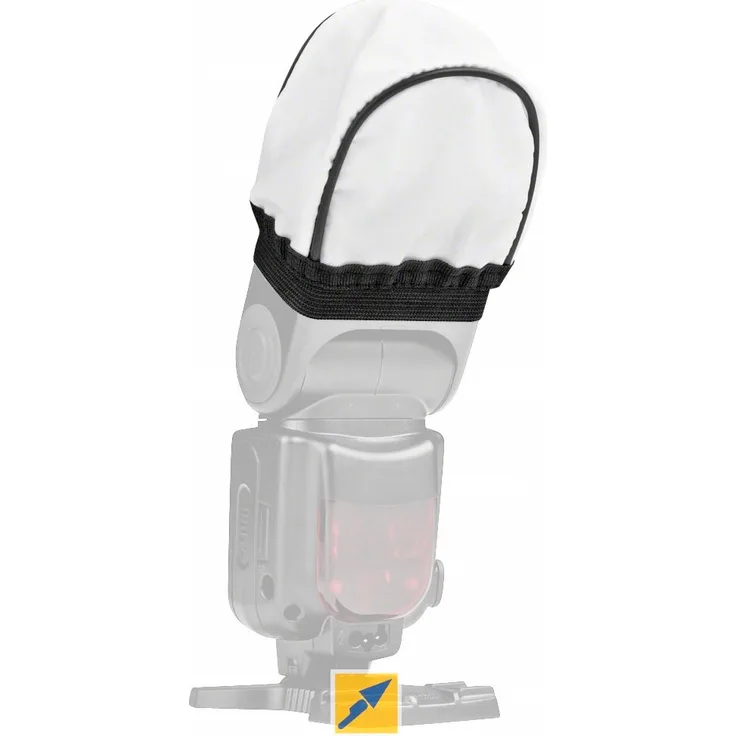 Walimex Universal Stoff Diffusor (geeignet für Kompaktblitze, max. Umfang ca. 25 cm)