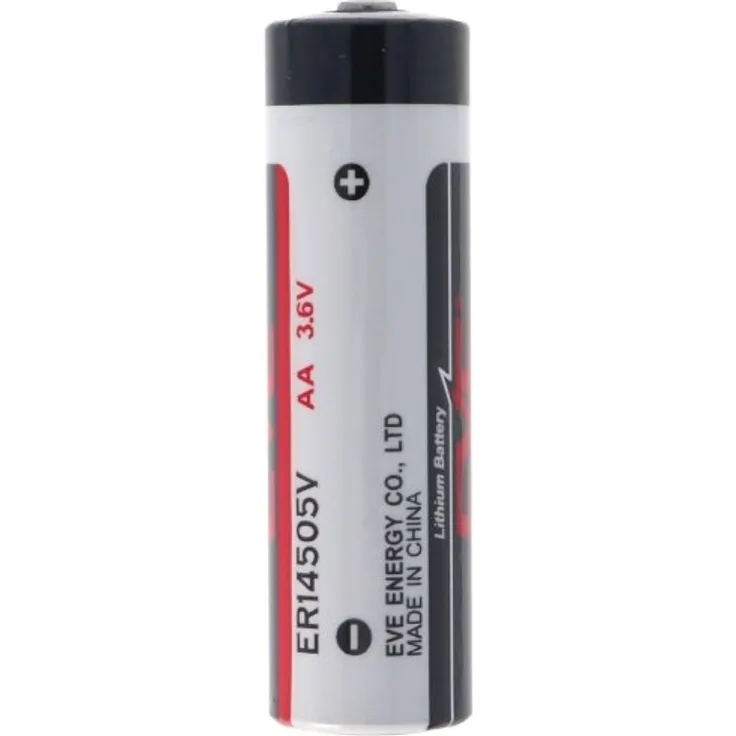 EVE ER14505 AA 3,6 Volt Lithium-Thionyl-Chlorid (LiSOCl2) max. 2700mAh, Einweg-B
