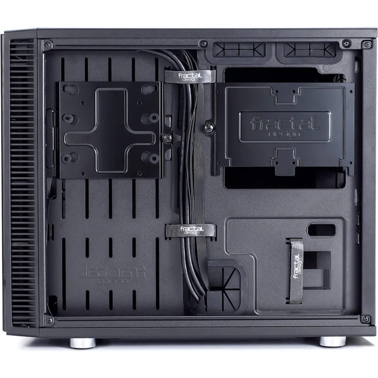 Fractal Design Define Nano S Black Window, PC Gehäuse (Midi Tower mit seitlichem Fenster) Case Modding für (High End) Gaming PC, schwarz – Bild 4