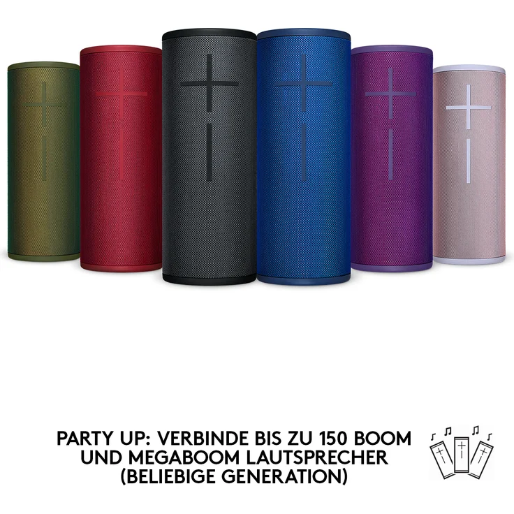 Ultimate Ears Megaboom 3 Bluetooth-Lautsprecher mit Mikrofon, Webradio, wasserdicht, schwarz – Bild 8