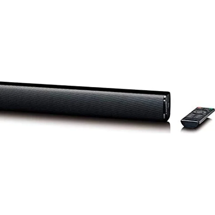Lenco SB-080BK 2.1 Soundbar mit Subwoofer, kabelgebunden, geeignet für TV, schwarz (2019) – Bild 3