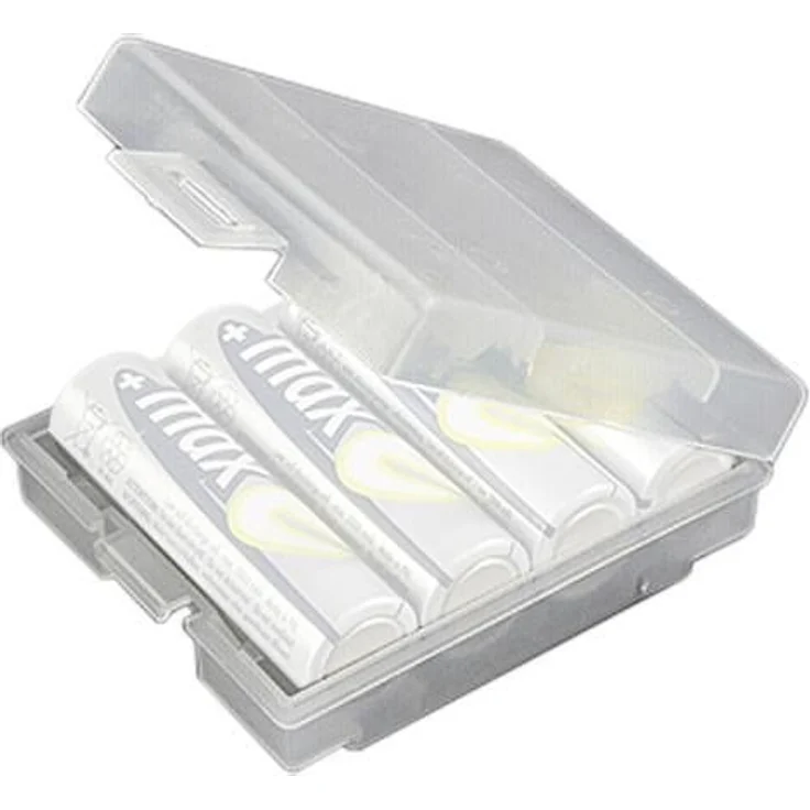 ANSMANN Batteriebox für AAA Micro & AA Mignon Akkus & Batterien - Praktische Akkubox zum Schutz & Transport für 4 Accus - Batterie Box & Akku Box zur Aufbewahrung – Bild 2