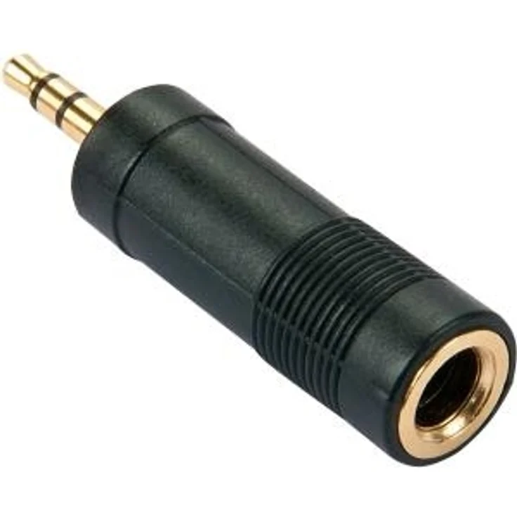 Stereo Audio-Adapter, 3.5mm Klinkenstecker an 6.3mm Klinkenbuchse
