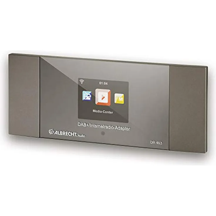 Albrecht DR463, 27463, Internetradio-DAB+ Adapter zum Nachrüsten von Radios und Stereo-Anlagen, empfängt Musik über WLAN, DAB+, Bluetooth