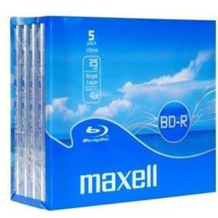 Maxell BD-R 25GB 4x, 5er-Pack (58704000)