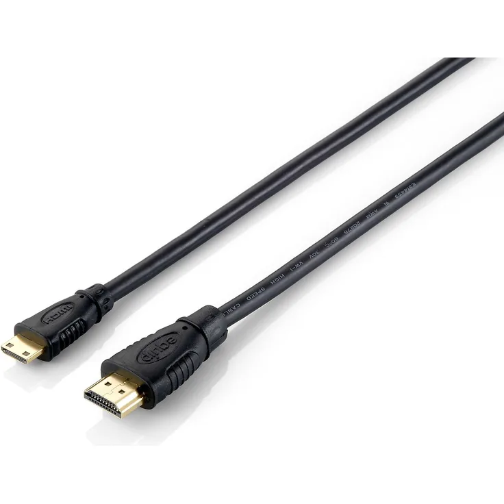 Equip High Speed HDMI Kabel HDMI Typ A->miniHDMI TypC S-S, 1,00 m