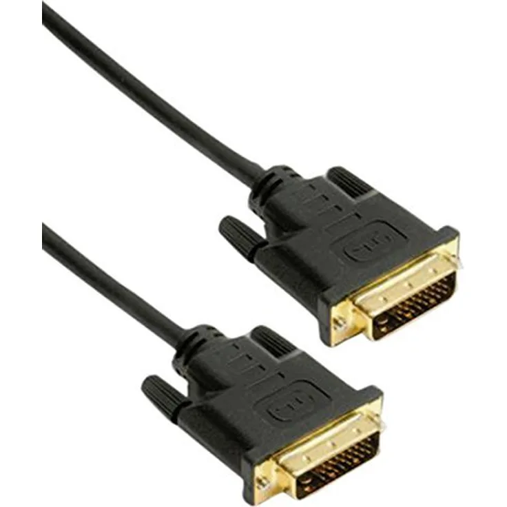 HDSupply DC130-015 DVI-D Dual Link Kabel (DVI-D (24+1) Stecker - DVI-D (24+1) Stecker)), vergoldete Kontakte, 1,50m, schwarz