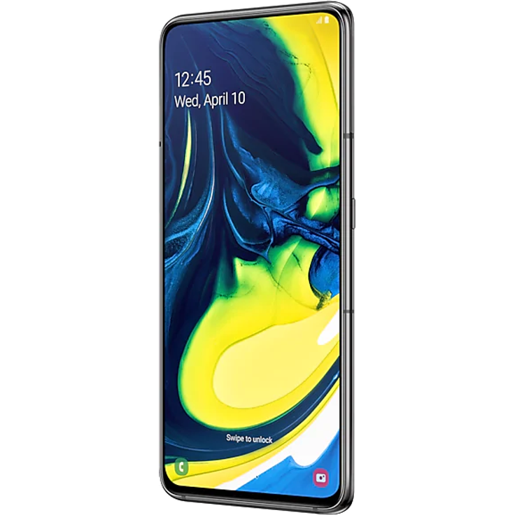 Samsung Galaxy A80 Smartphone 17,02cm Pixel (6,7 Zoll) Super-AMOLED-Display, 128GB interner Speicher, 8GB RAM, Dual-SIM, Android, Phantom Black – Bild 4