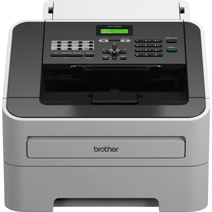 Brother FAX-2840 Laser-Faxgerät, schwarz, grau – Bild 1