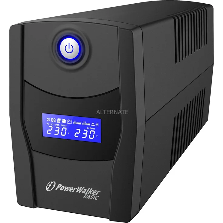 BlueWalker PowerWalker Basic VI 600 STL USV, schwarz