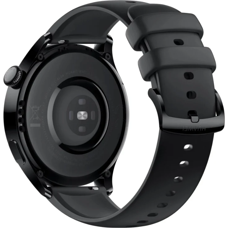 Huawei Watch 3 Active Edition Smartwatch GPS, Unisex, 46mm, Kunststoffarmband, Schwarz – Bild 4