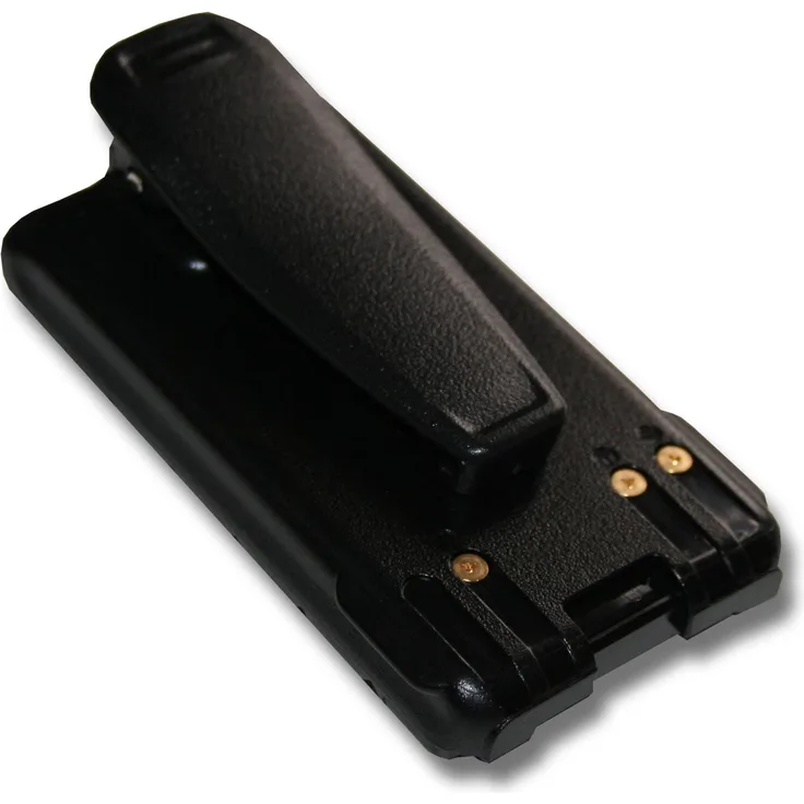VHBW Akku passend für Icom IC-G80, IC-S70, IC-T70A, IC-T70E, IC-U80, IC-V80, IC-V80E Funkgerät, Walkie Talkie (1600mAh, 7,2V, NiMH) + Gürtelclip