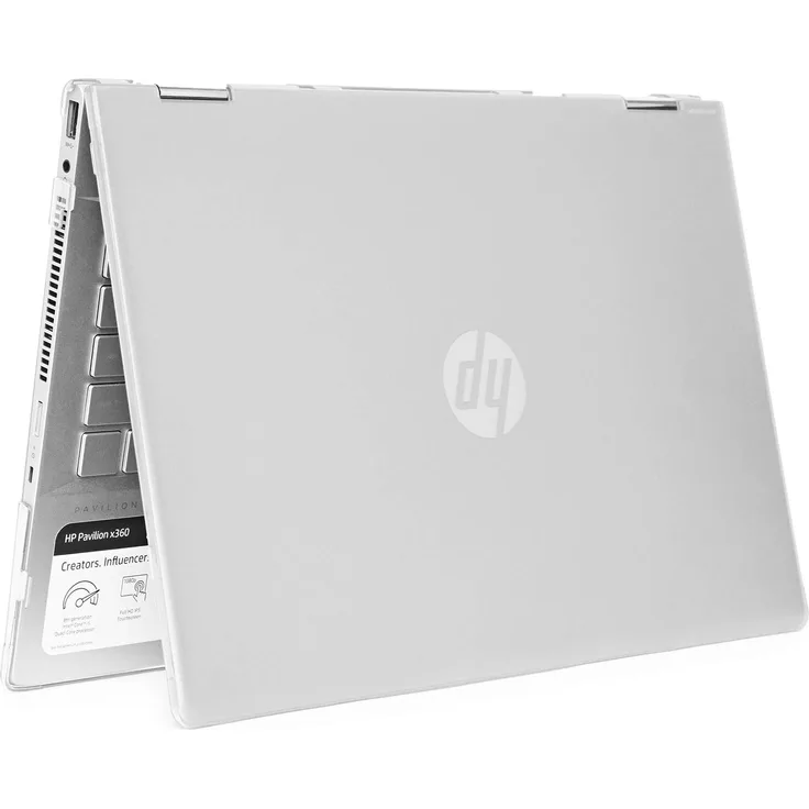 mCover Hartschalen-Schutzhülle für 35,6 cm (14 Zoll) HP Pavilion X360 14-CDxxxx - 14-DDxxxx Serie Convertible 2-in-1 Laptops - HP-PX360-14CD klar