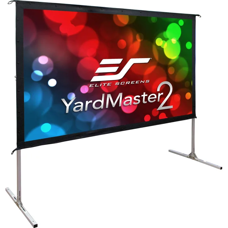 Elite Screens OMS100H2 Yardmaster 2'' Gartenleinwand Cine Weiß