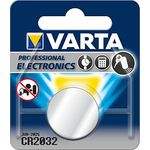 Varta CR2032 Lithium Knopfzellen 3V Batterie in Original Blisterverpackung, 1er Pack