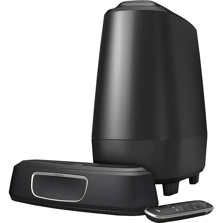 Polk Audio Magnifi Mini 2.1, 5.1 (virtuell) Soundbar mit Subwoofer, kabelgebunden, geeignet für TV, schwarz (2016) – Bild 1