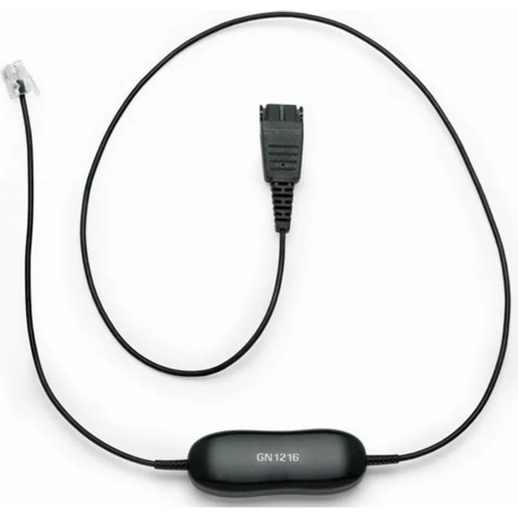 Jabra GN1216 QD auf RJ9-Anschlusskabel für Avaya one-X Telefonsysteme der 9600-Serie, glatt