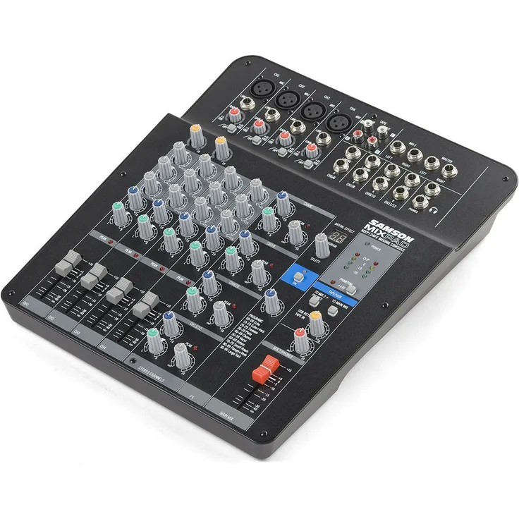 Samson MXP124FX MixPad 12-Kanal Live Mischpult - Live Mixer - inkl. Effektgerät