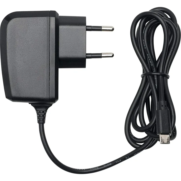 Slabo Ladegerät Micro USB Tablet Netzteil, 1000 mAh, geeignet für Lenovo Tab M8/E7/E10, Tab 2 A8, Ladegerät, schwarz