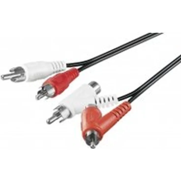 1.5m 2x Cinch Stecker auf 2x spezial Cinch Stecker